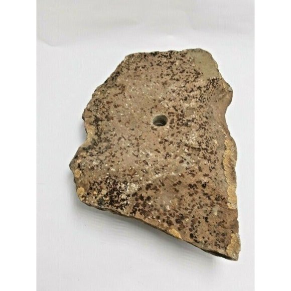 Drilled lichen stone Rock Natural Rustic Patio Tiki Lamp Craft Colorado - Picture 1 of 9
